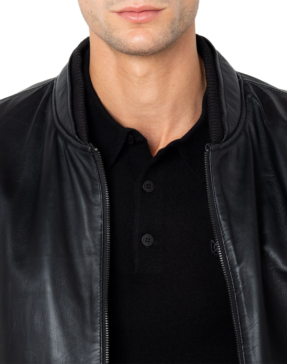 THE BOSTONIANS GEACA DIN PIELE BOMBER REGULAR FIT