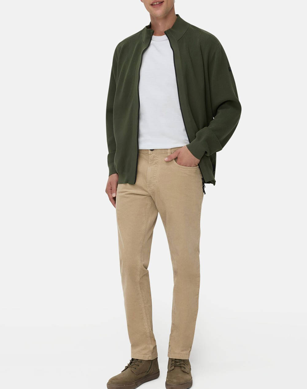 CAMEL ACTIVE PANTALONI 5Pocket Regular Broken Corduroy