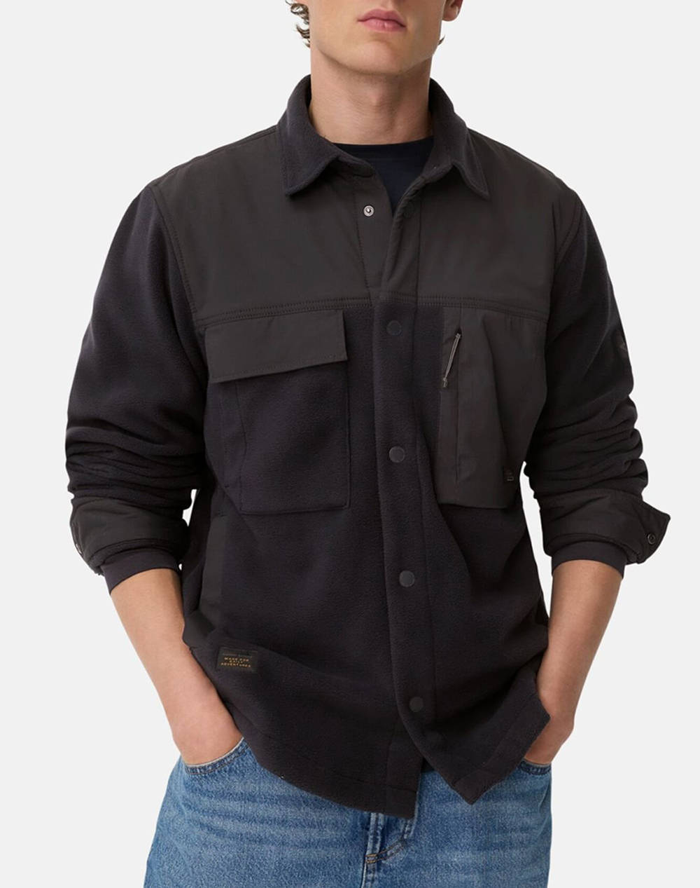 CAMEL ACTIVE CAMASA Overshirt Material Mix
