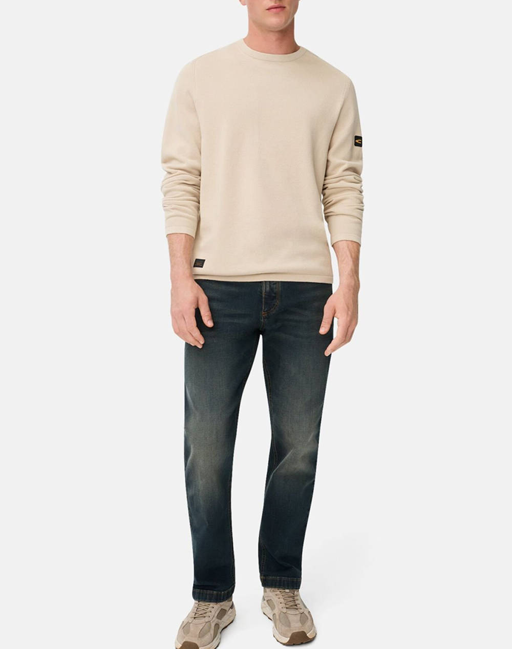 CAMEL ACTIVE Pulover tricotat Crewneck
