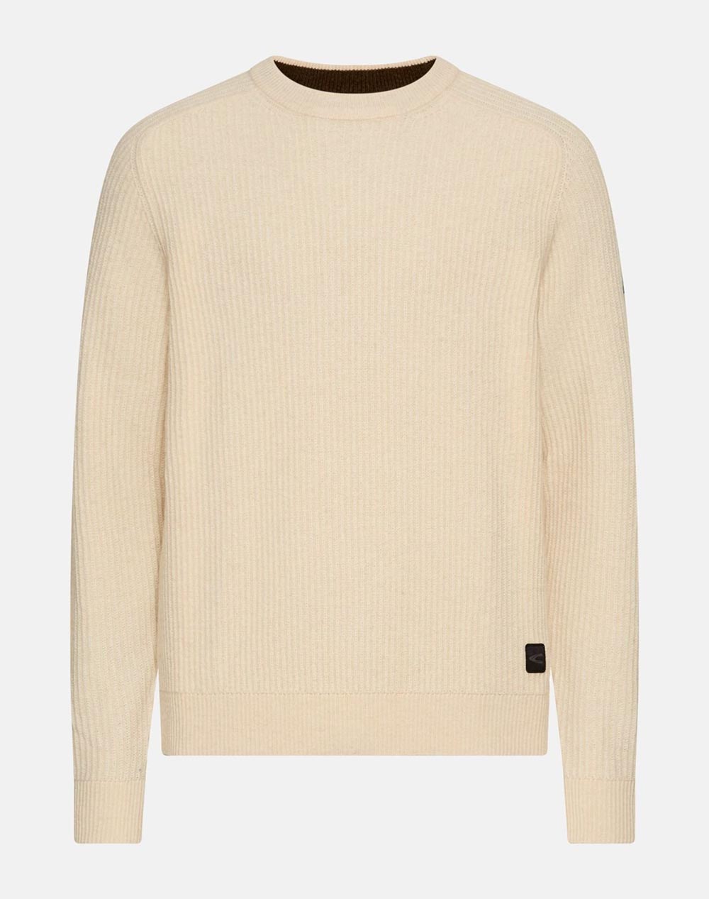 CAMEL Pullover Tricotat Crewneck wool