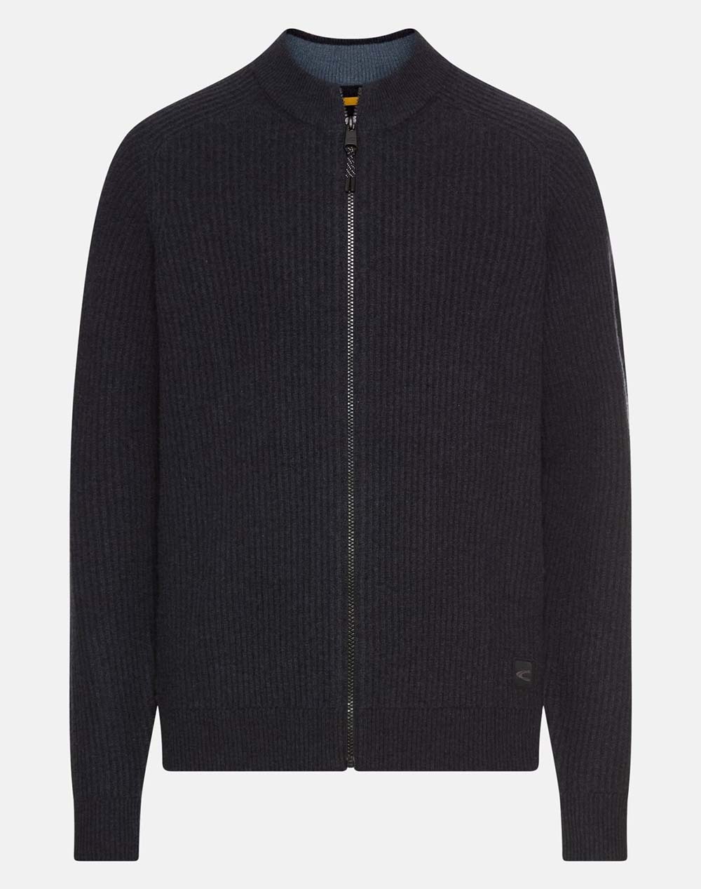 CAMEL ACTIVE Cardigan tricotat full zip stand up collar