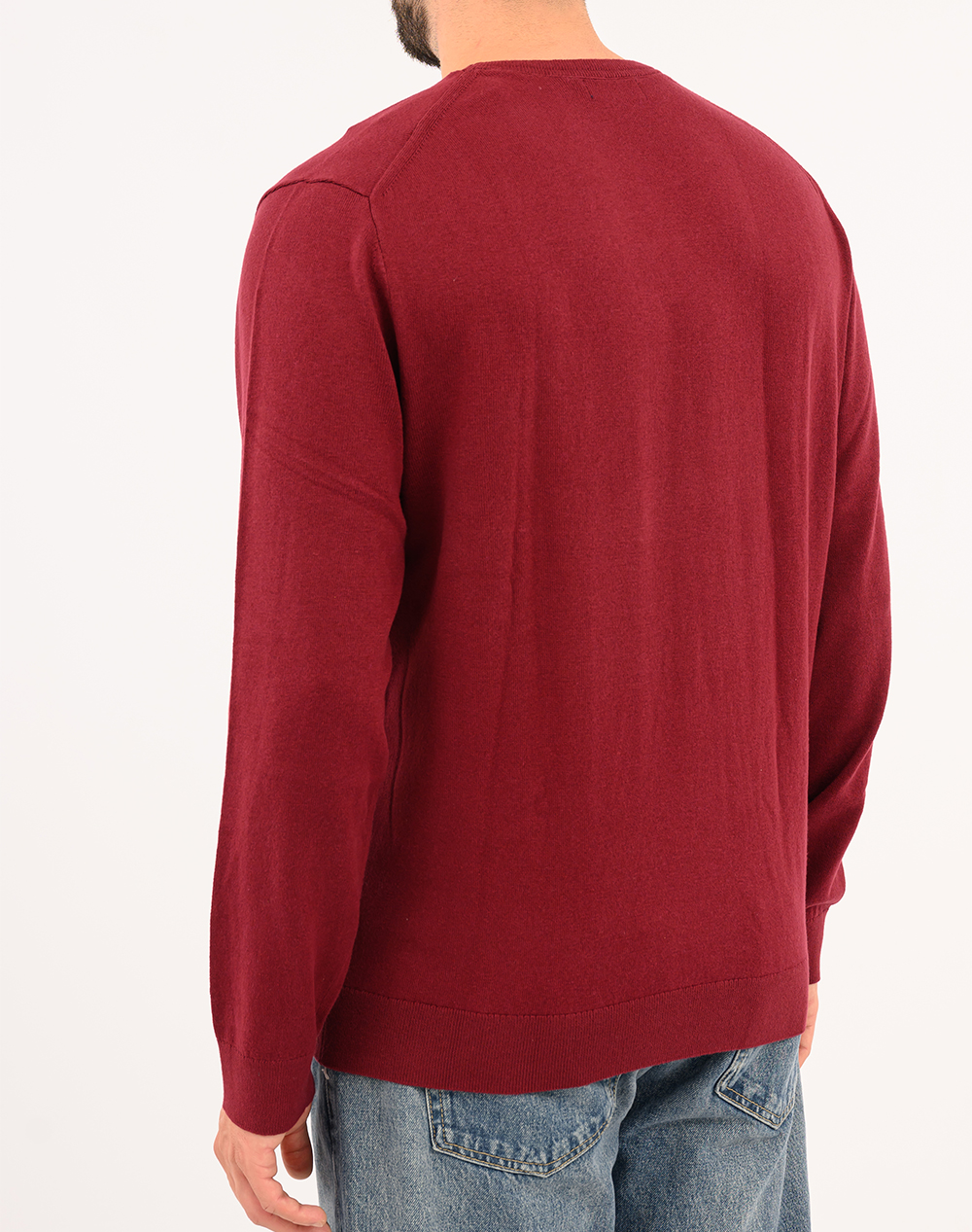 NAUTICA BLUZA TRICOTATA ΜΜ PERFORMANCE SOLID CREW (12GG)