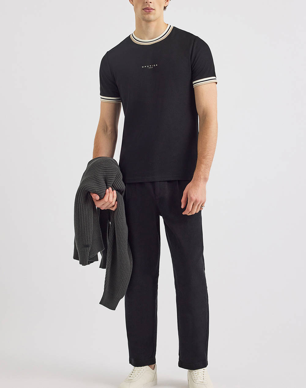 NAUTICA BLUZA T-SHIRT ΚΜ Seaton T-Shirt
