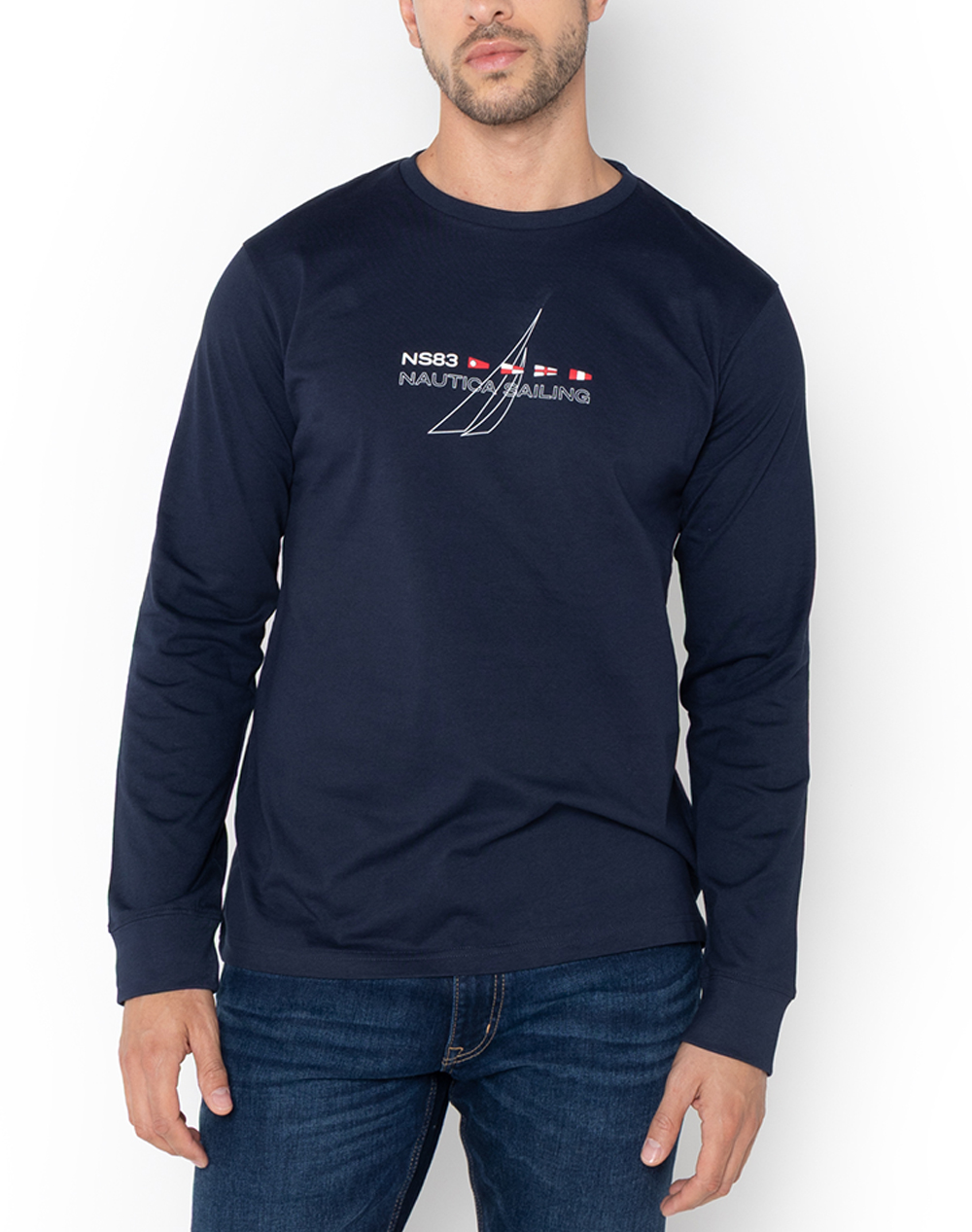 NAUTICA BLUZA T-SHIRT ΜΜ Aukai T-Shirt LS