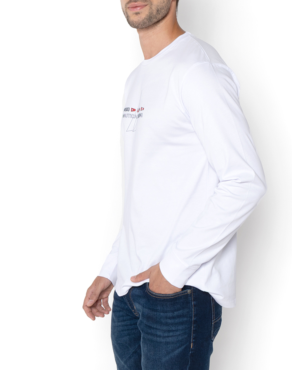 NAUTICA BLUZA T-SHIRT ΜΜ Aukai T-Shirt LS