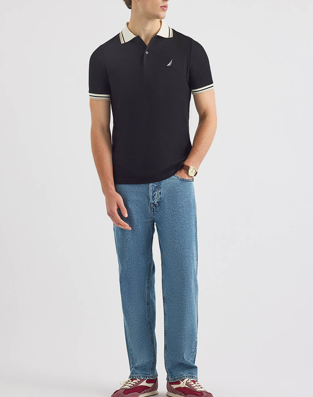 NAUTICA BLUZA POLO ΚΜ Bayer Polo Shirt
