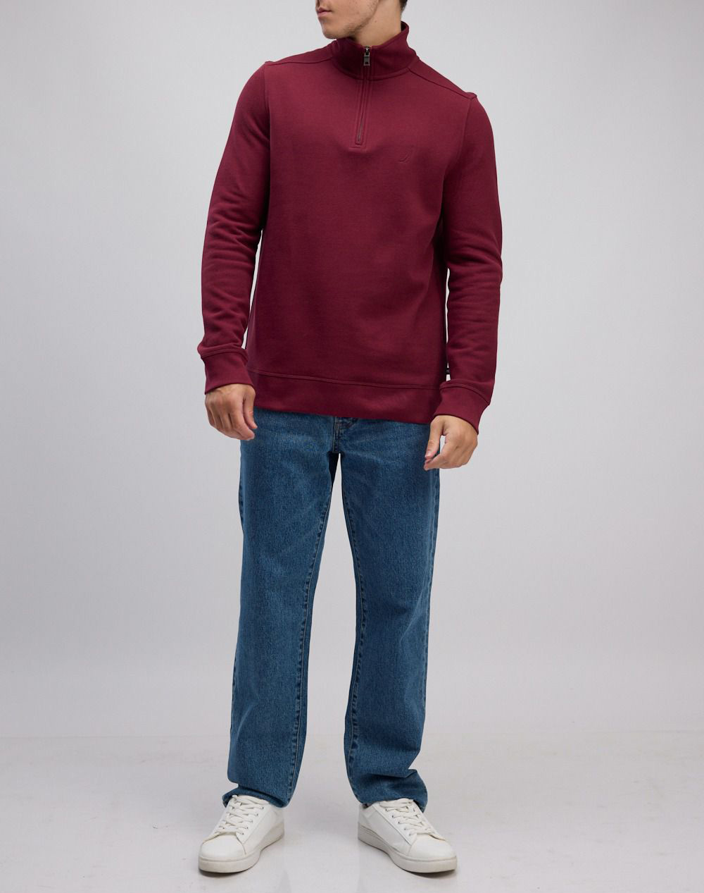 NAUTICA BLUZA HANORAC ΜΜ PIQUE FLEECE 1/4 ZIP