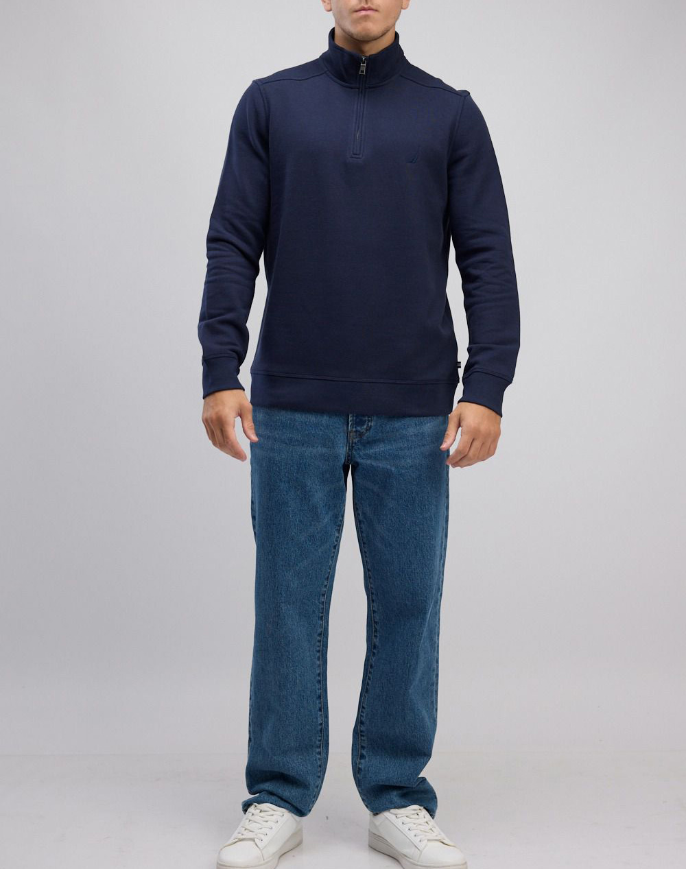 NAUTICA BLUZA HANORAC ΜΜ PIQUE FLEECE 1/4 ZIP