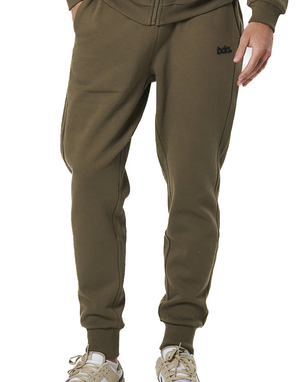 BODY ACTION MEN''S FLEECE SPORTSTYLE JOGGERS