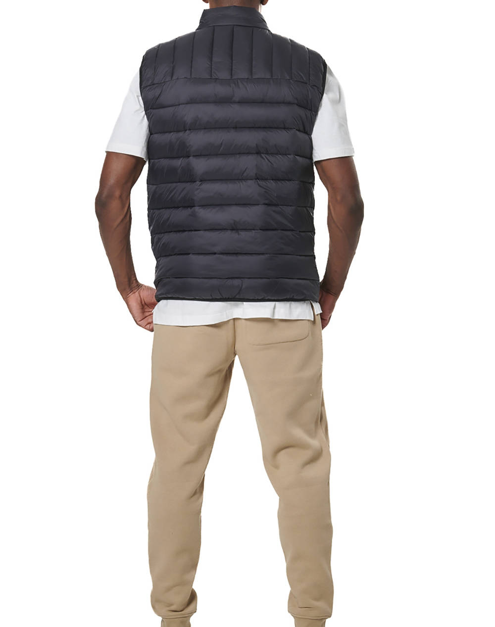 BODY ACTION MENS LIGHTWEIGHT QUILTED VEST