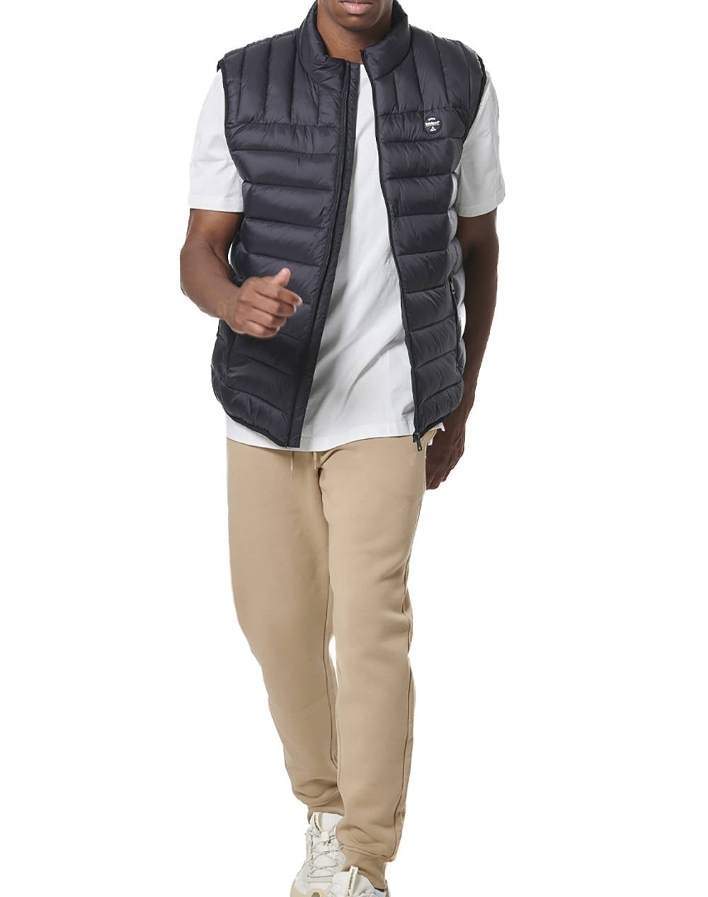 BODY ACTION MENS LIGHTWEIGHT QUILTED VEST