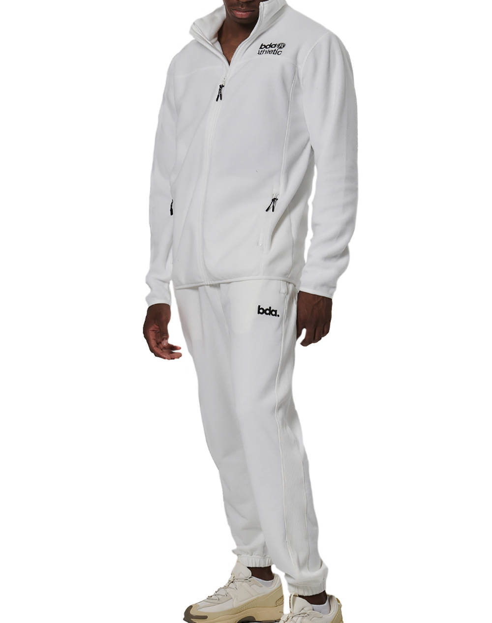 BODY ACTION MENS FULL-ZIP POLAR FLEECE