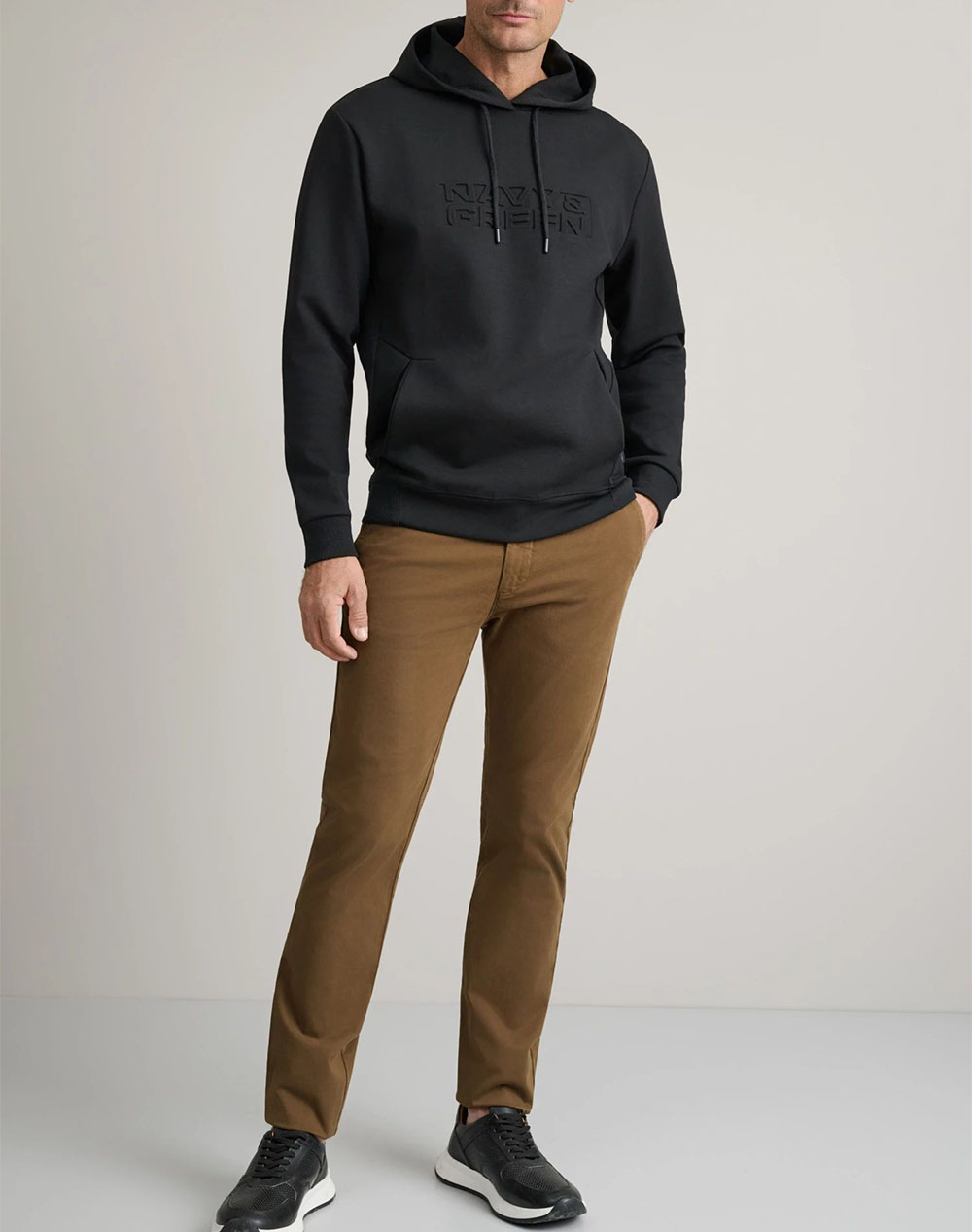 NAVY&GREEN PANTALONI MODERN FIT