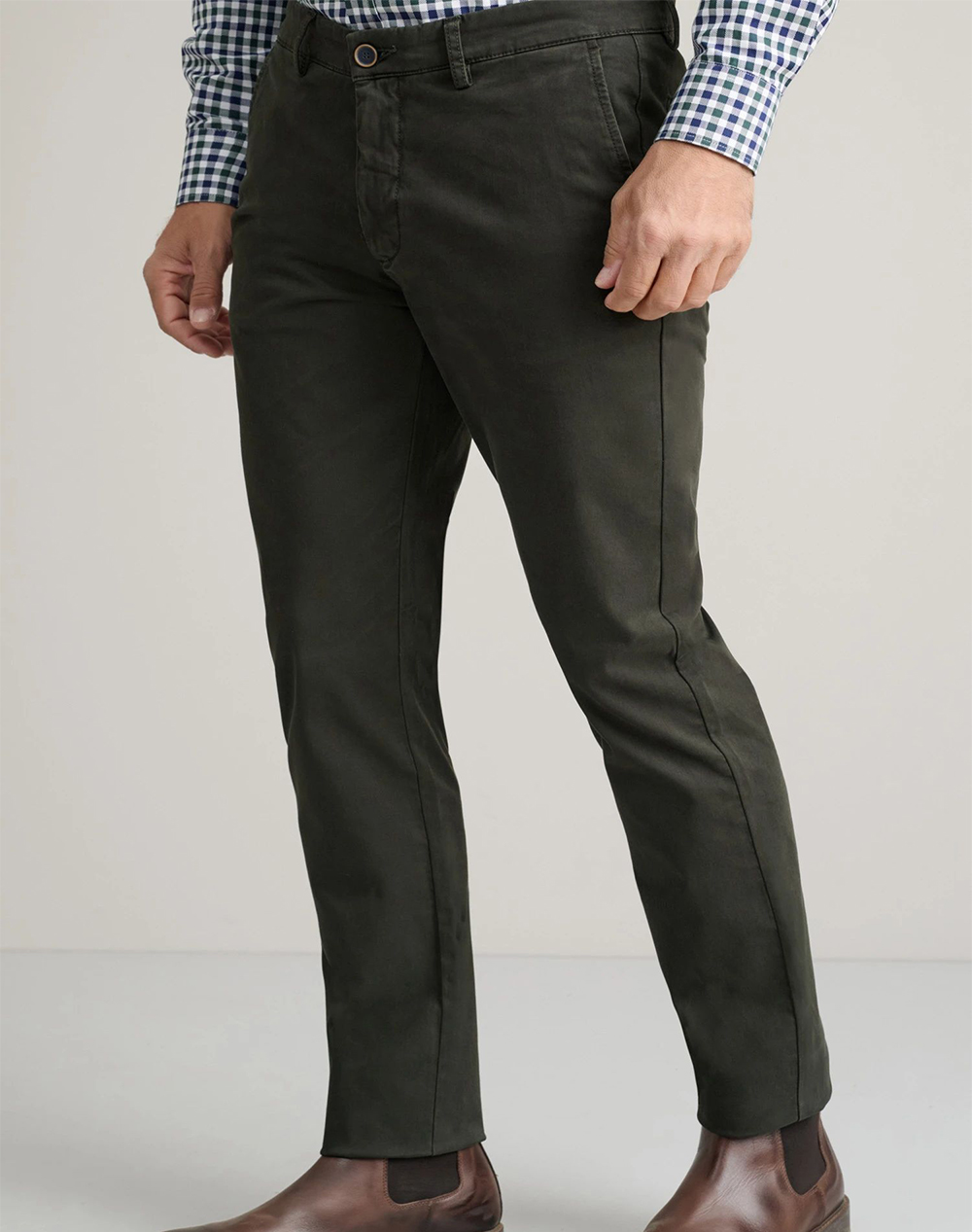 NAVY&GREEN PANTALONI MODERN FIT