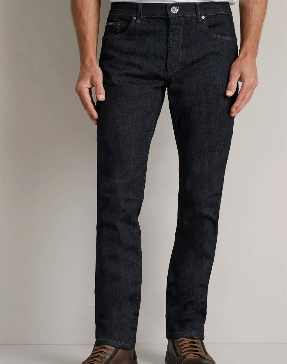 NAVY&GREEN PANTALONI DENIM REGULAR WAIST