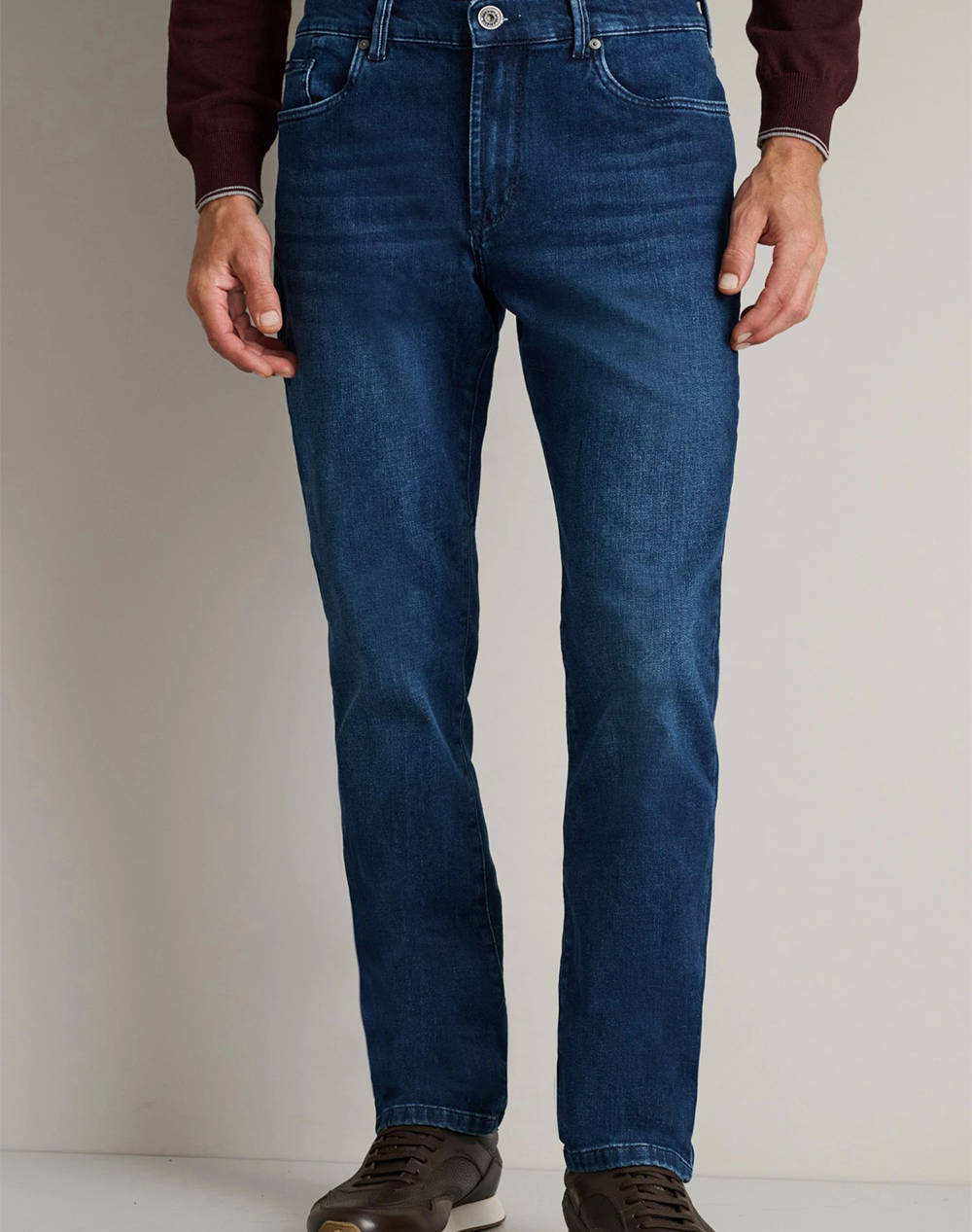 NAVY&GREEN PANTALONI DENIM REGULAR WAIST