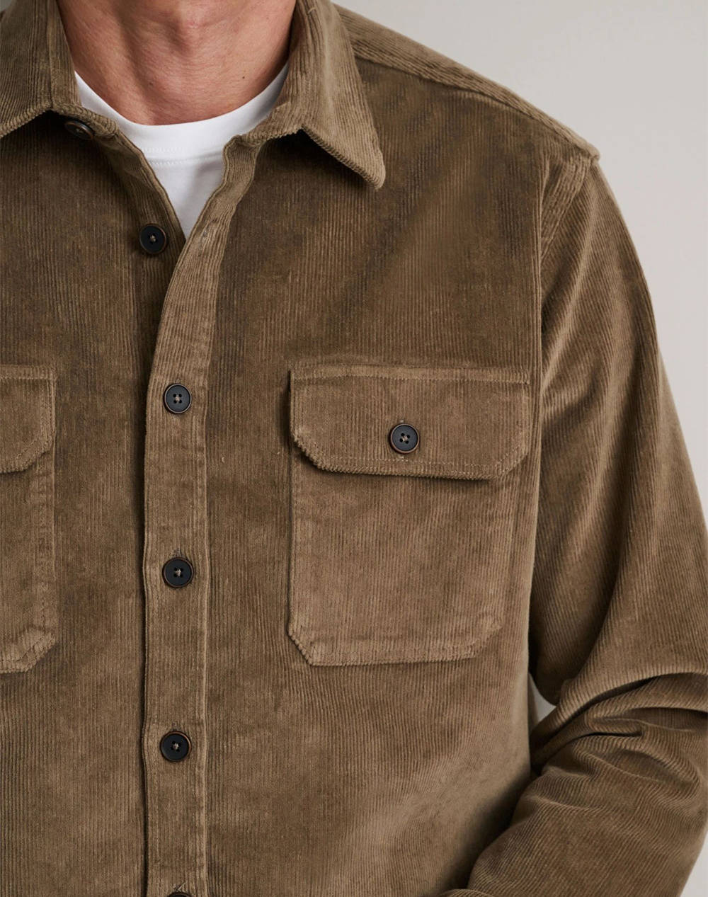 NAVY&GREEN OVERSHIRT