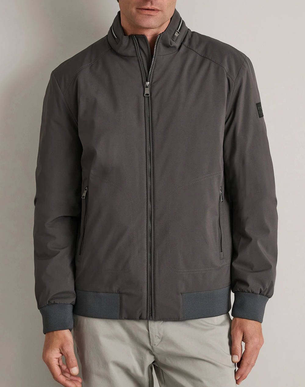 NAVY&GREEN JACKET CU GLUGA DETASABILA