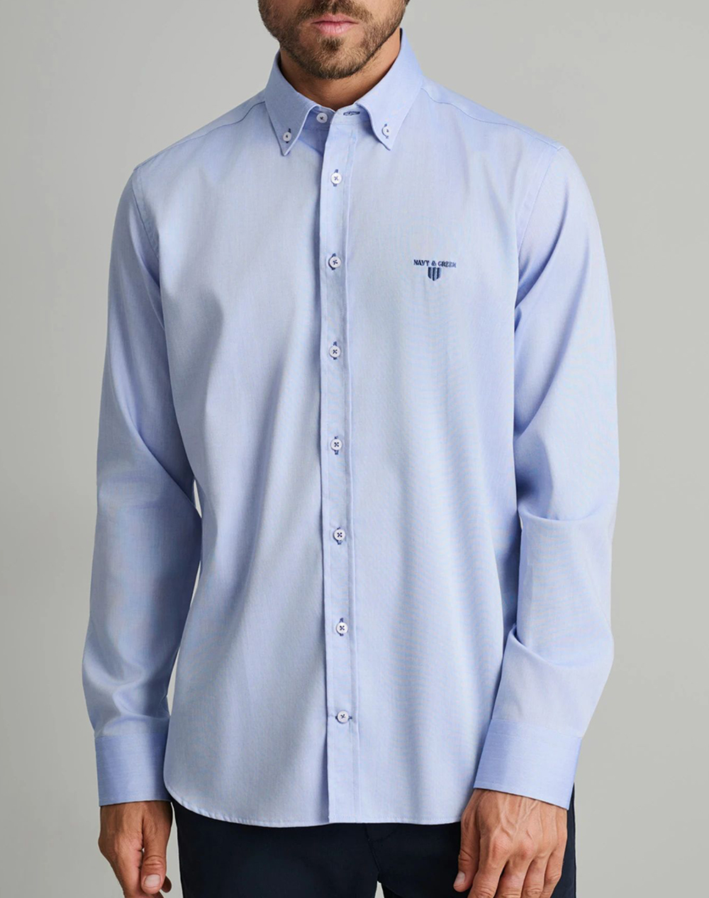 NAVY&GREEN CAMASA
