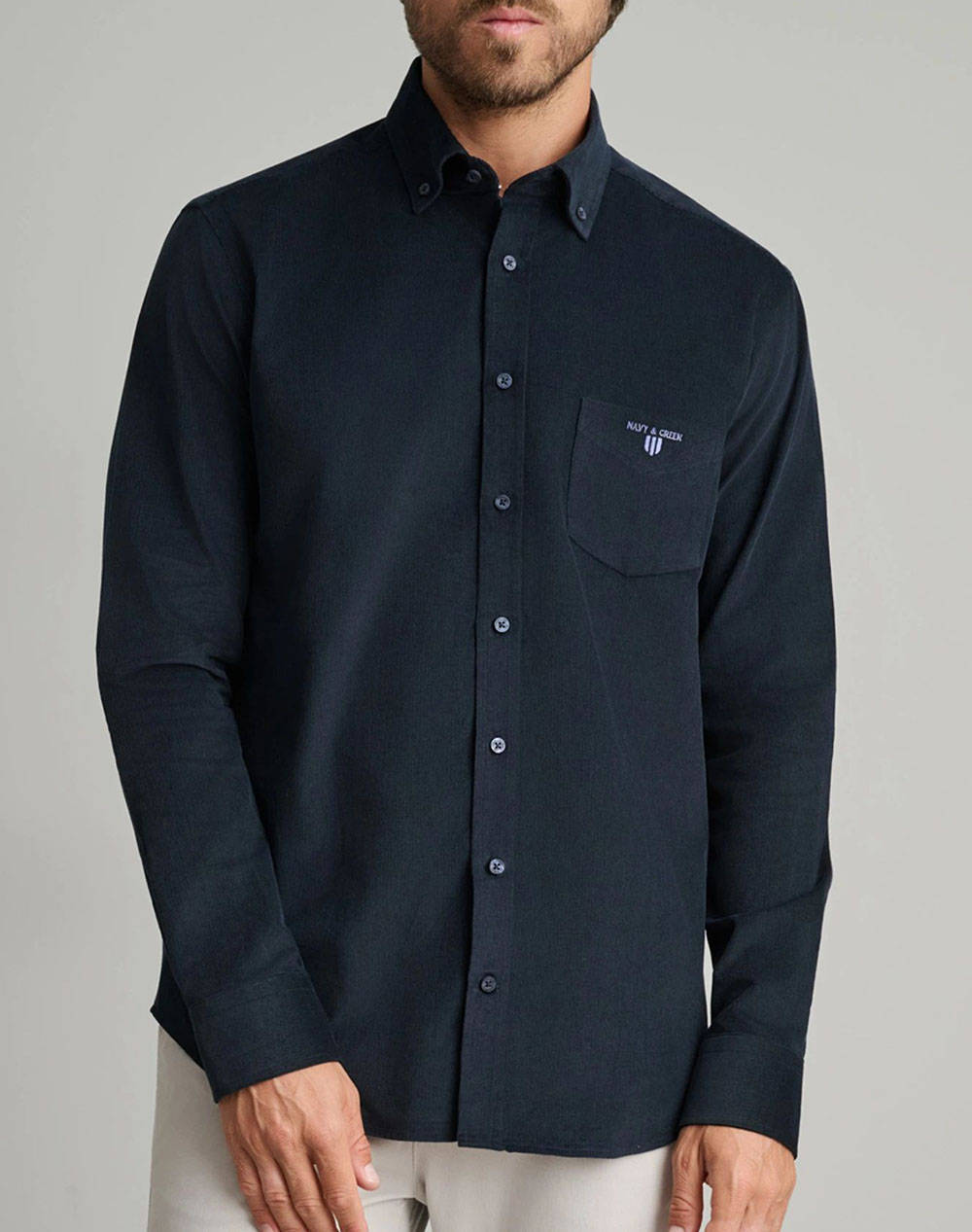 NAVY&GREEN CAMASA
