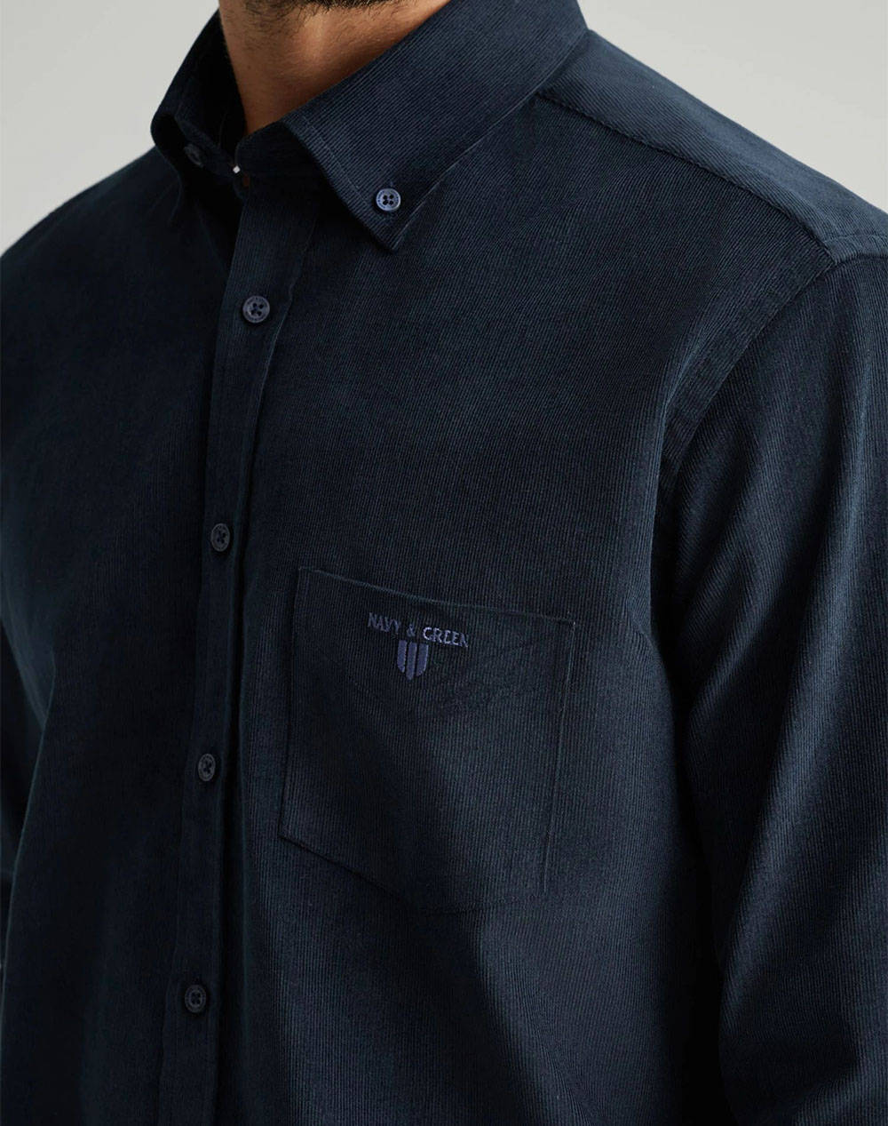 NAVY&GREEN CAMASA