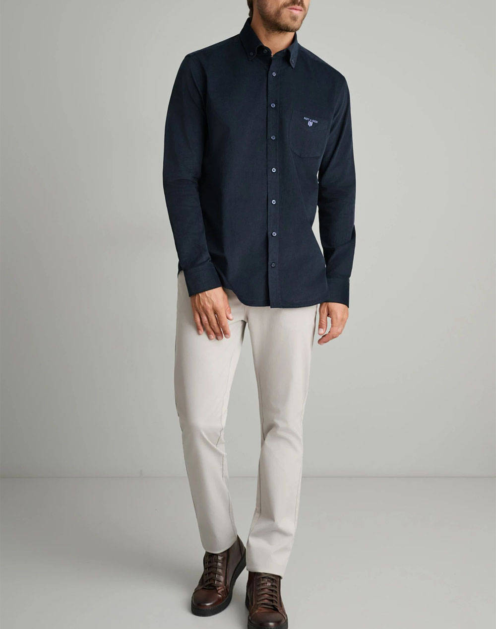 NAVY&GREEN CAMASA