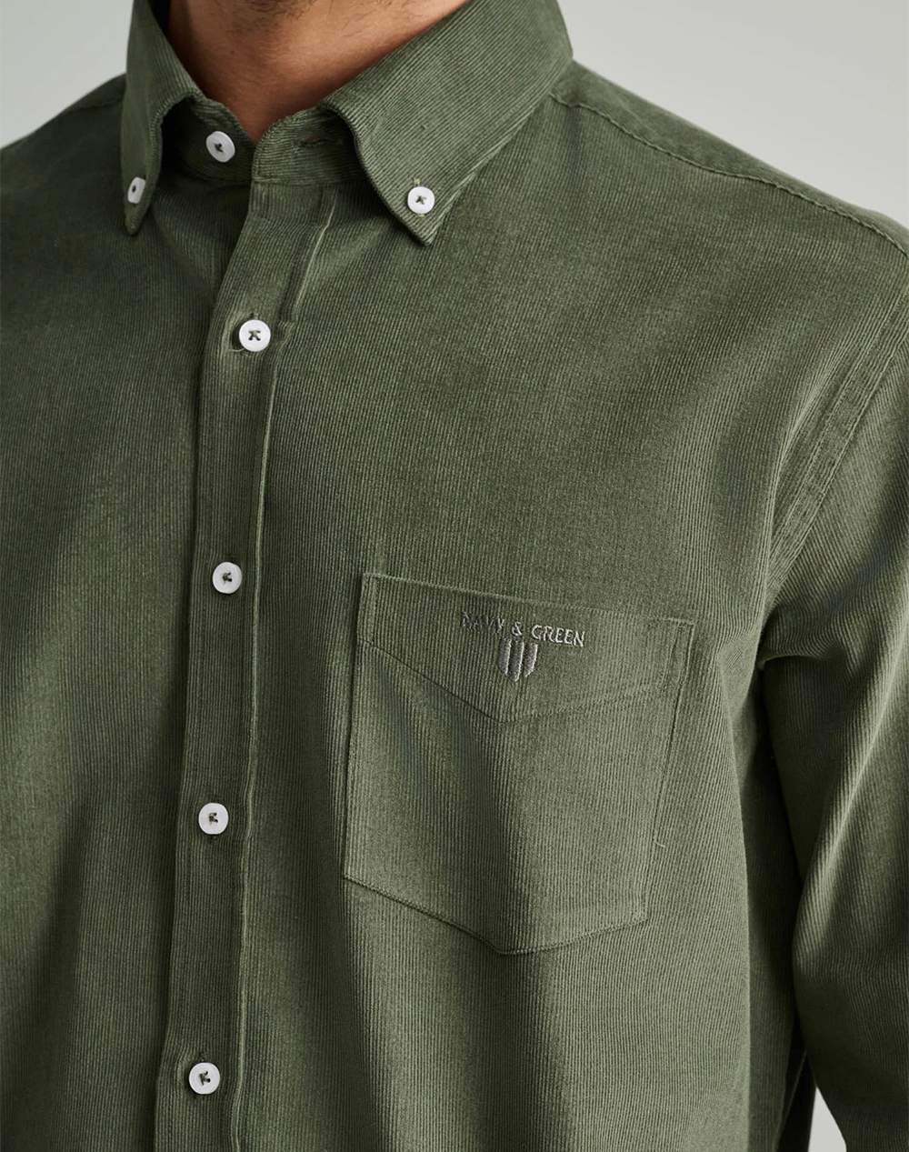 NAVY&GREEN CAMASA
