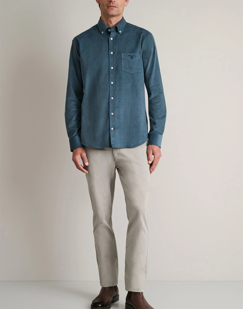 NAVY&GREEN CAMASA