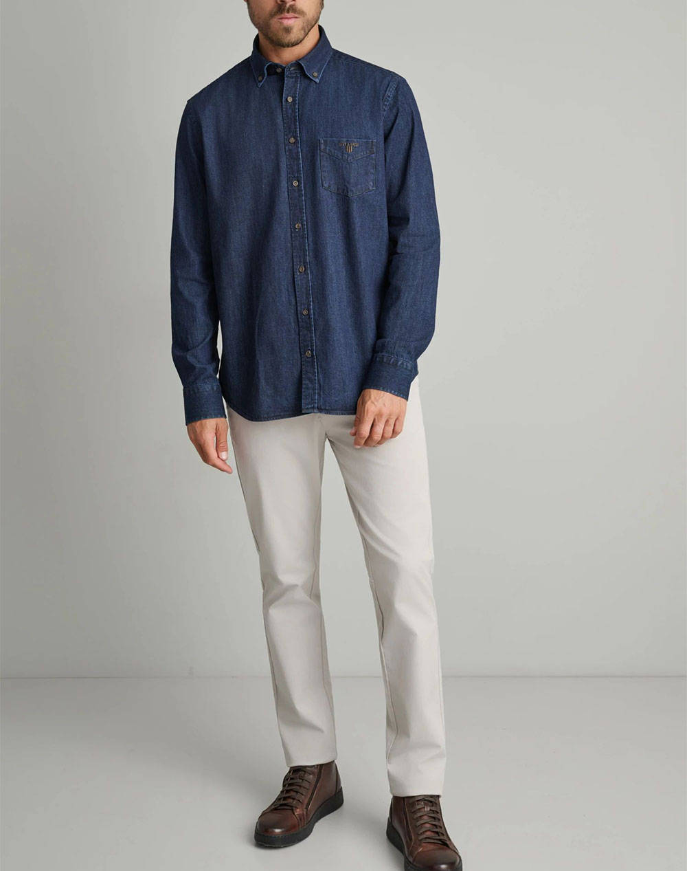 NAVY&GREEN CAMASA