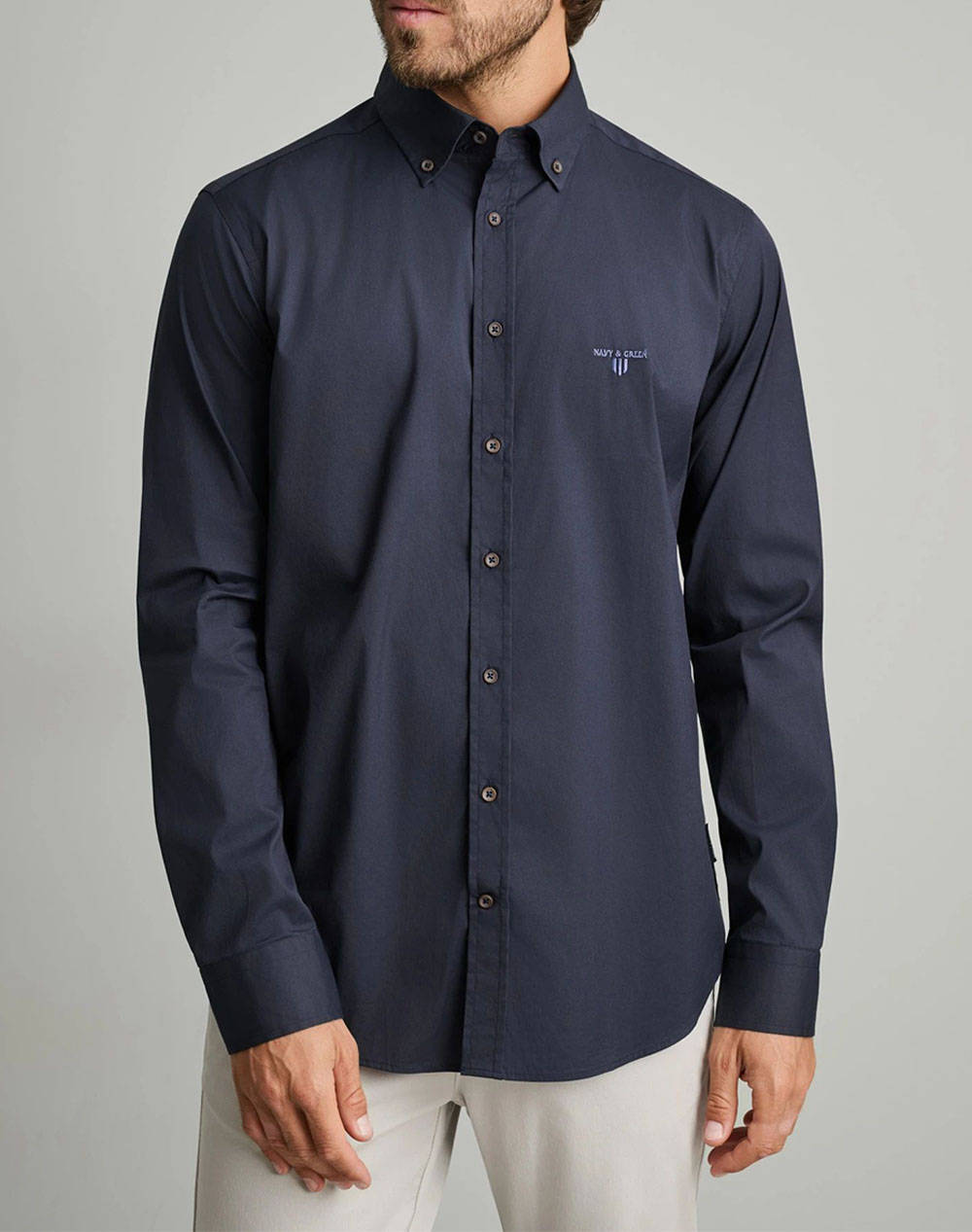 NAVY&GREEN CAMASA