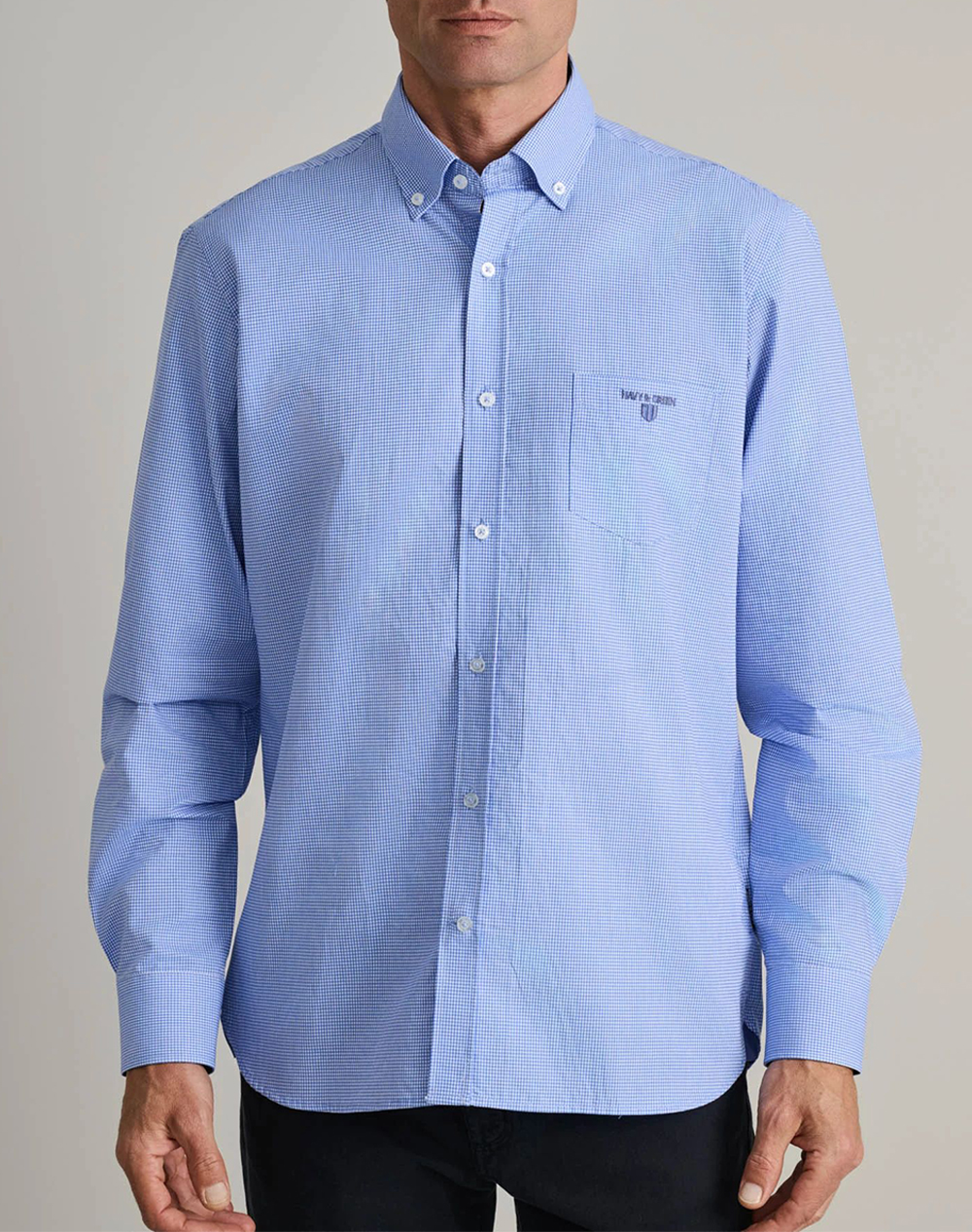 NAVY&GREEN CAMASA COMFORT FIT