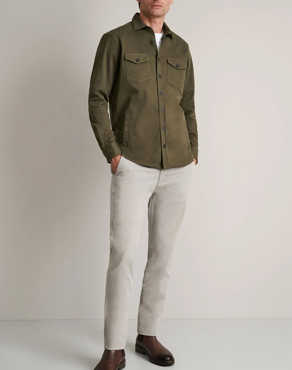 NAVY&GREEN CAMASA COMFORT FIT, OVERSHIRT