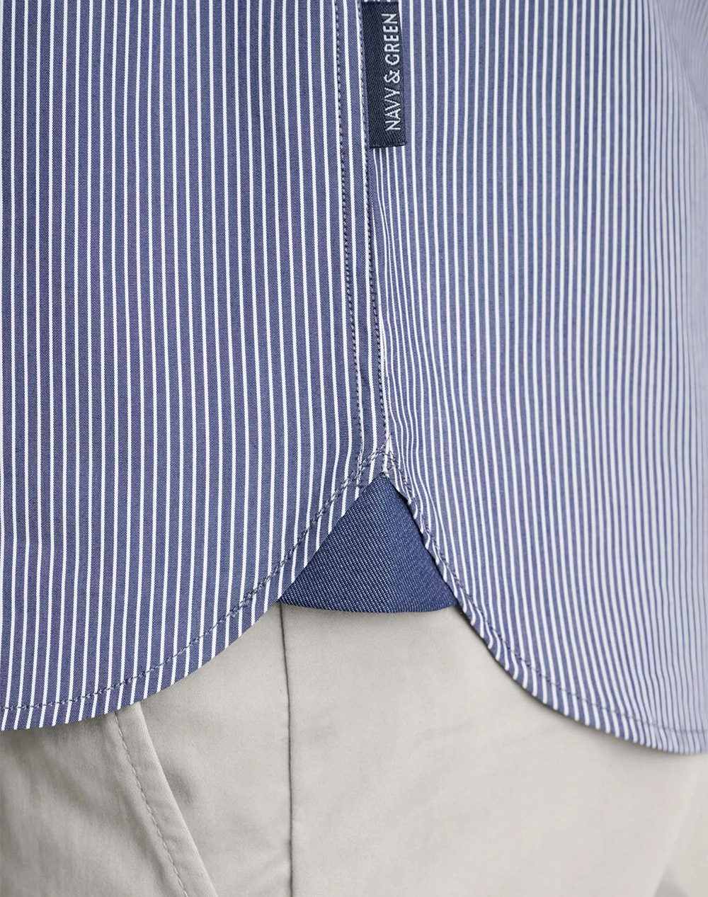NAVY&GREEN CAMASA COMFORT FIT