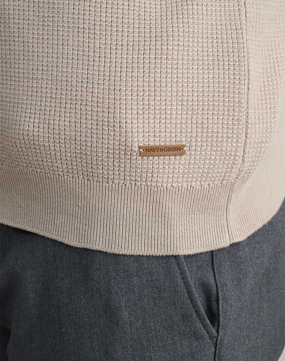 NAVY&GREEN BLUZA TRICOTATA