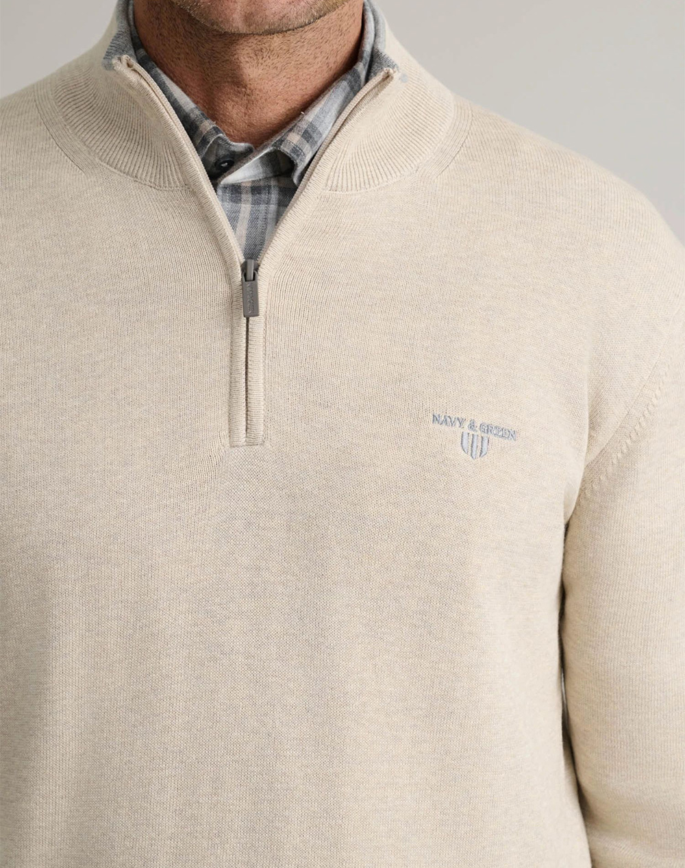 NAVY&GREEN BLUZA TRICOTATA