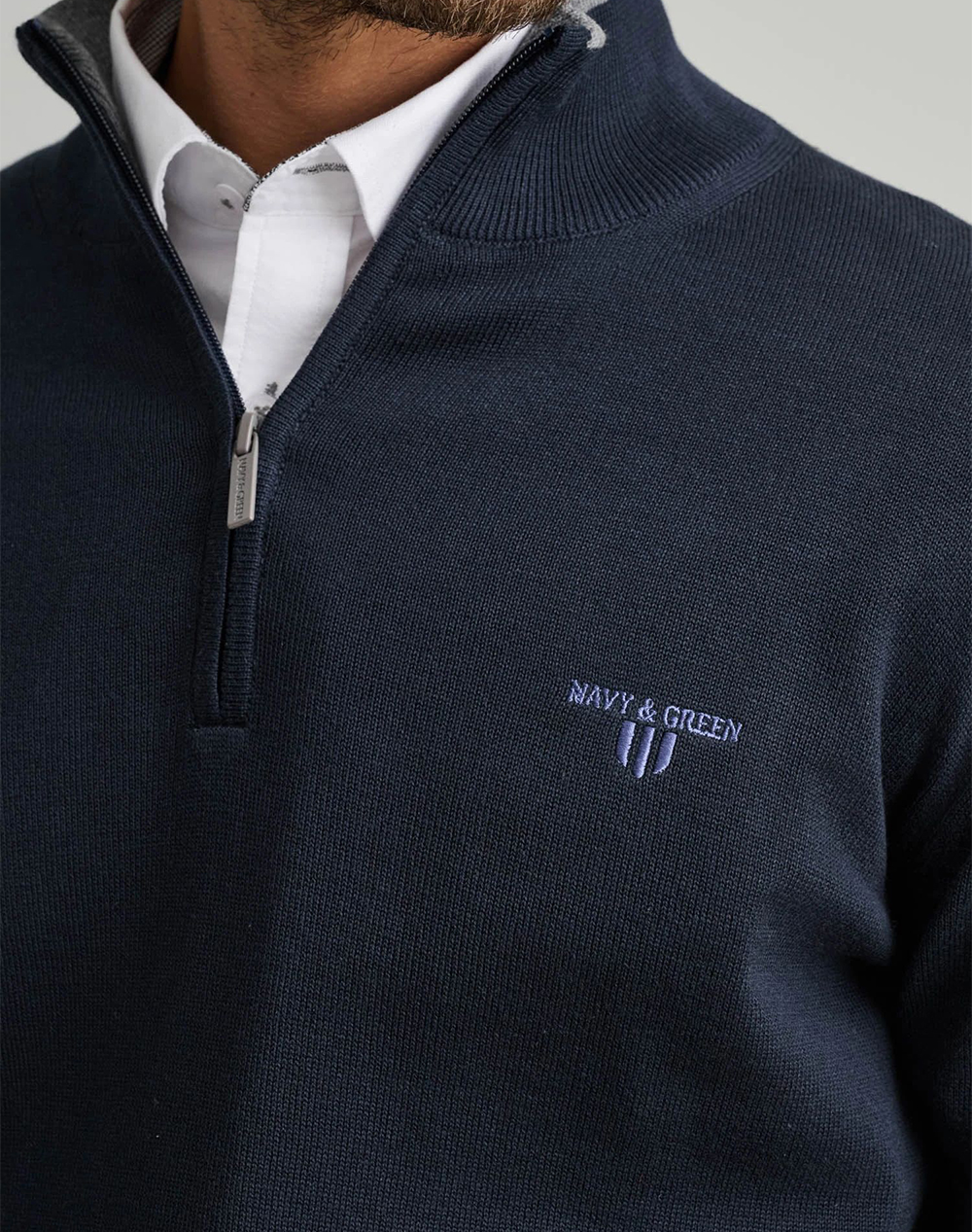 NAVY&GREEN BLUZA TRICOTATA