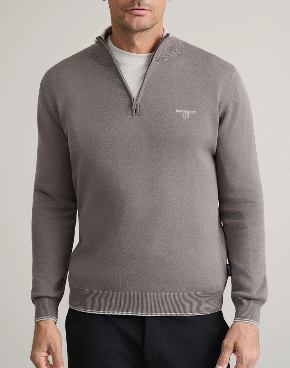 NAVY&GREEN BLUZA TRICOTATA