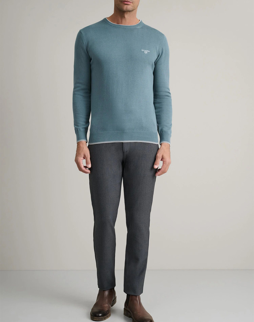 NAVY&GREEN BLUZA TRICOTATA