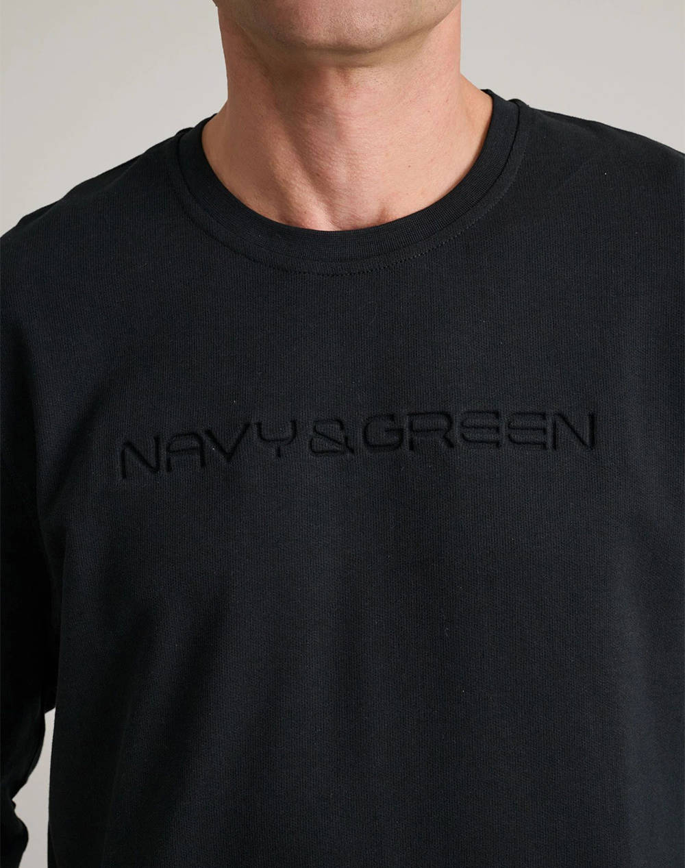 NAVY&GREEN BLUZA DECOLTEU M/M