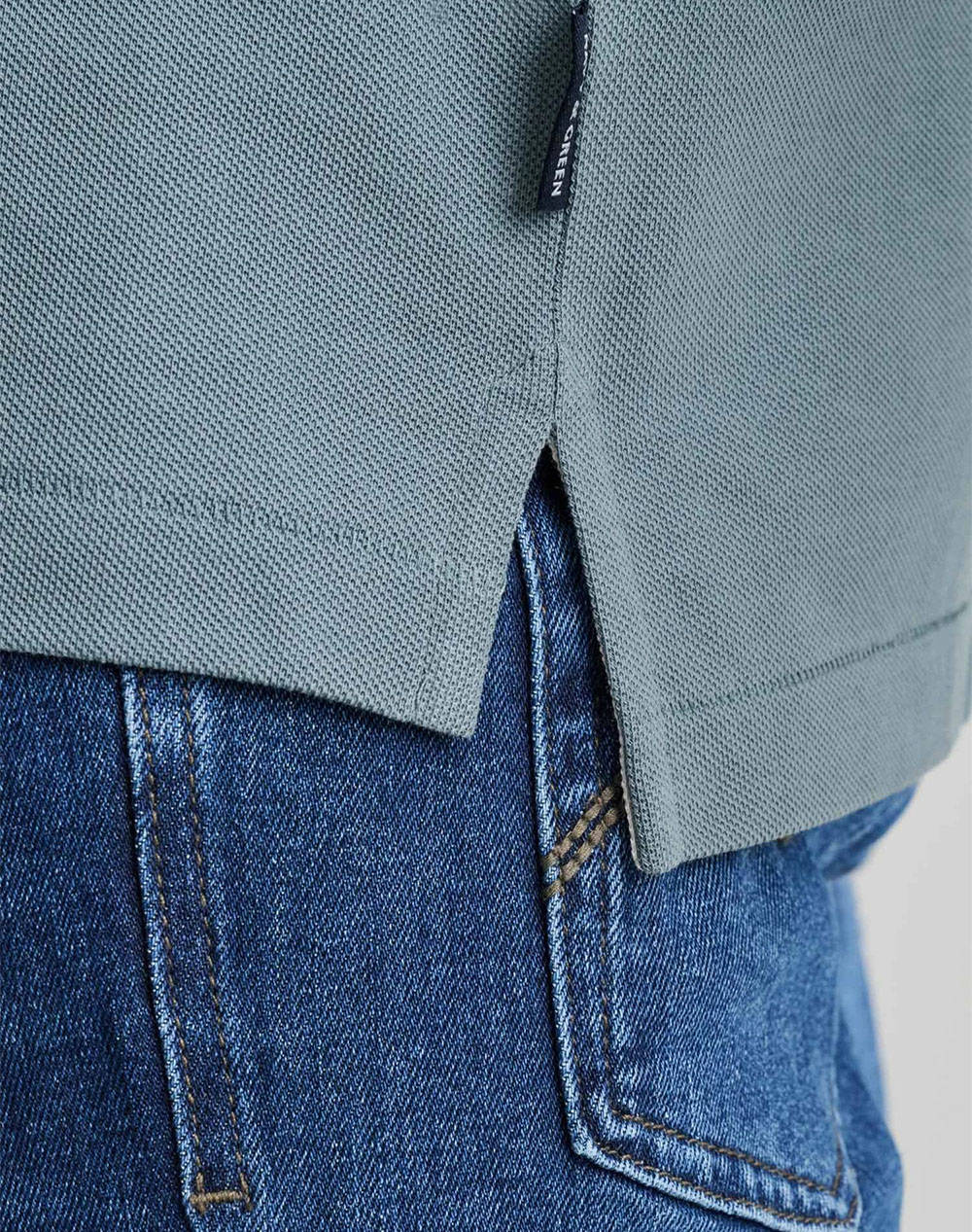NAVY&GREEN POLO BLUZA