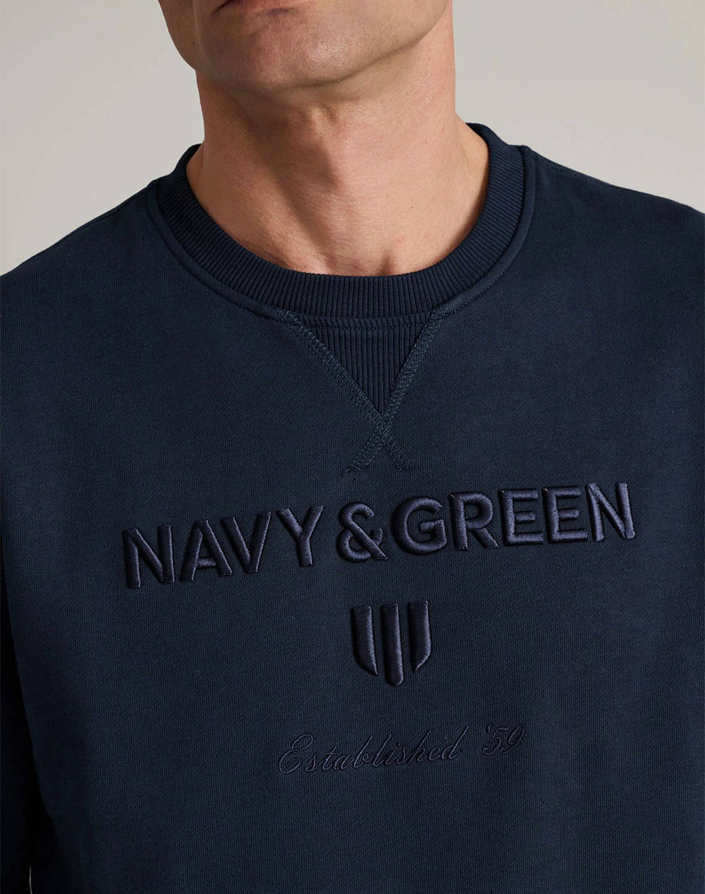 NAVY&GREEN BLUZA HANORAC DECOLTEU M/M