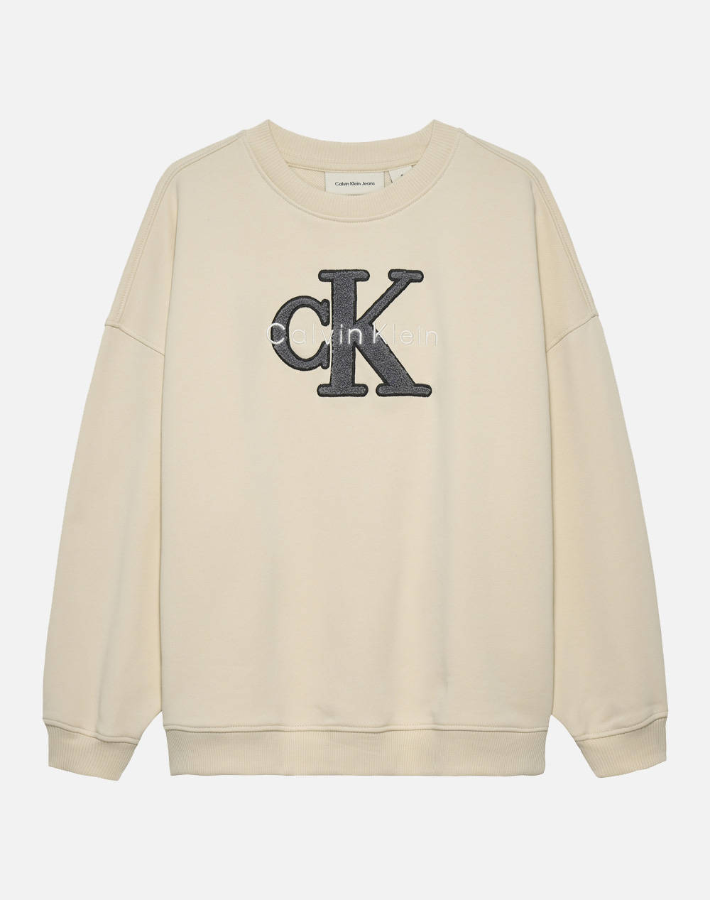 CALVIN KLEIN TOWLING MONO TERRY CN SWEATSHIRT