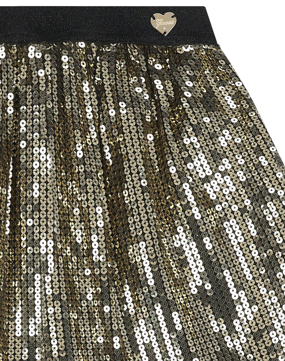 GUESS SEQUINS MINI SKIRT FUSTA DE COPII GIRL