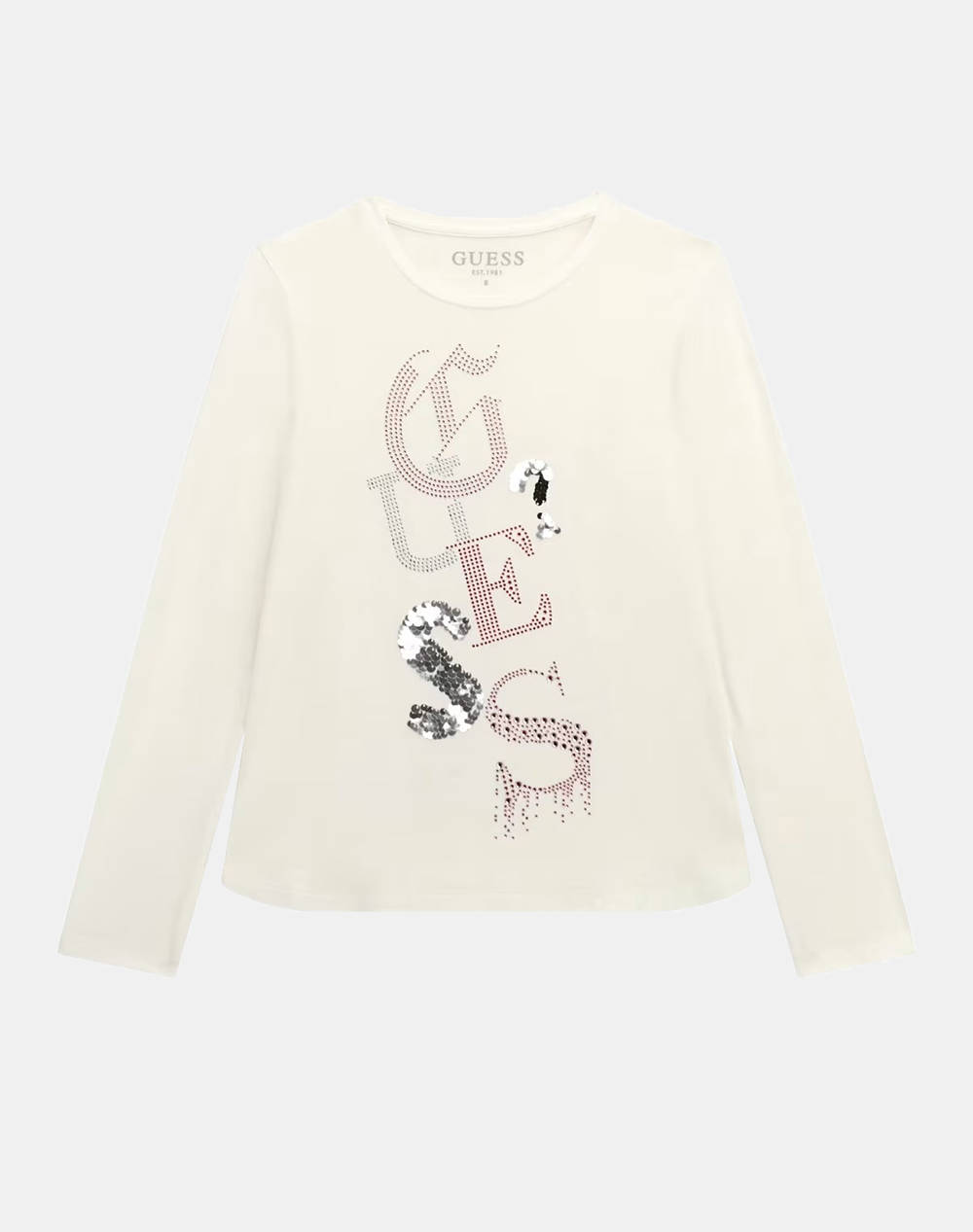 GUESS VSCOSE LS T-SHIRT BLUZA DE COPII GIRL