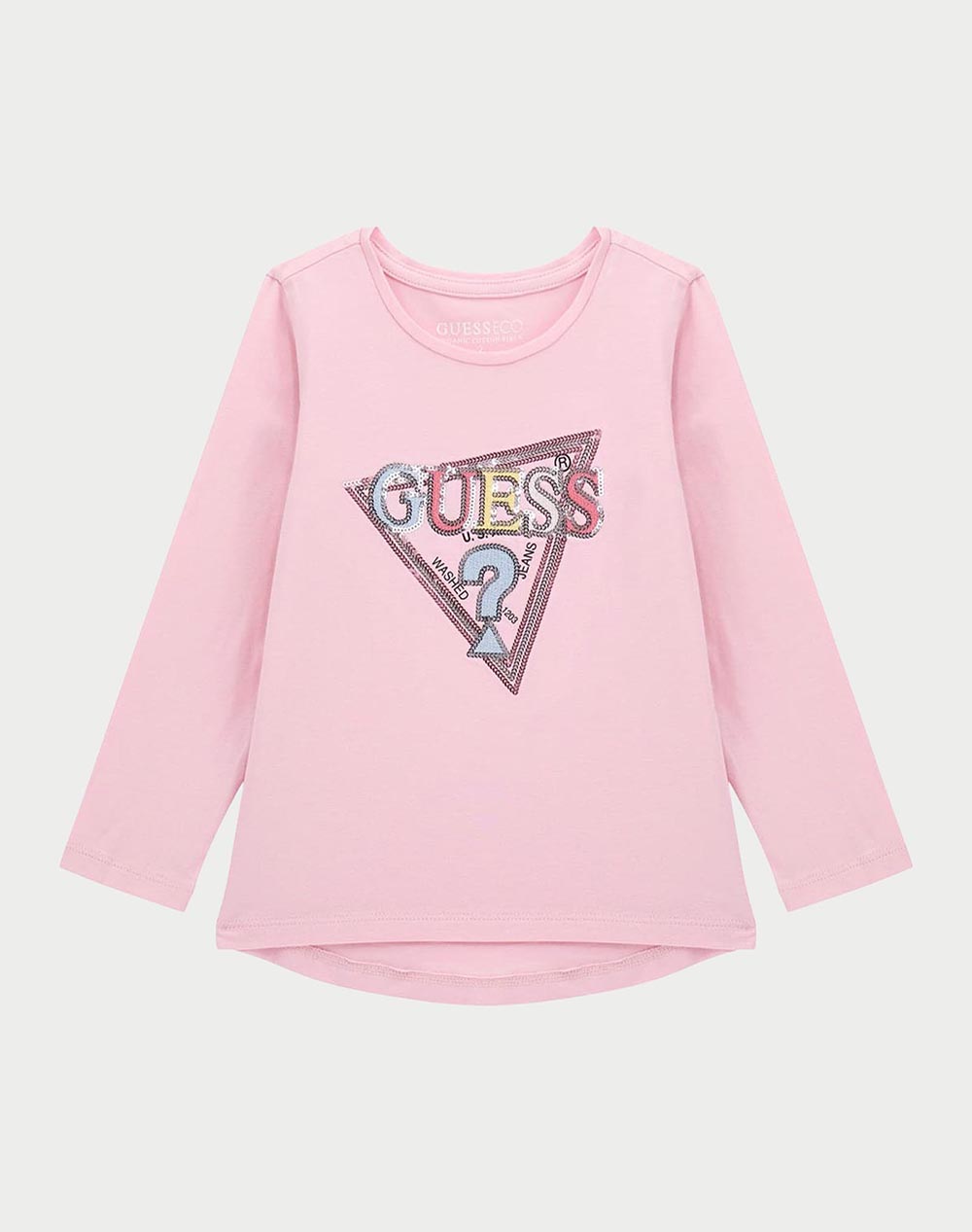 GUESS HIGH LOW LS T-SHIRT BLUZA DE COPII GIRL