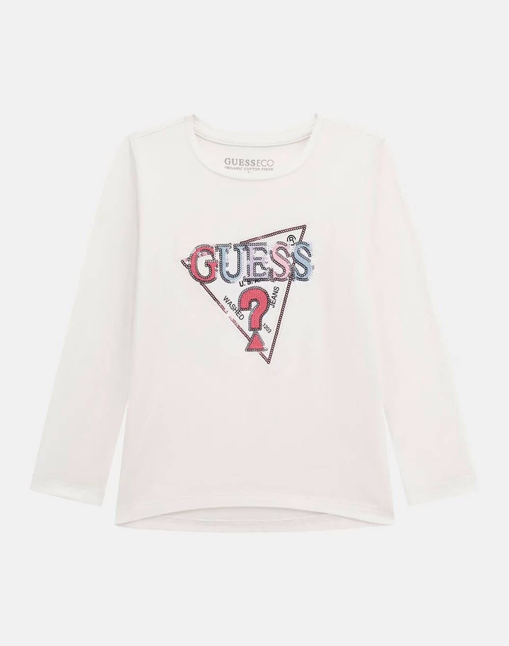 GUESS HIGH LOW LS T-SHIRT BLUZA DE COPII GIRL
