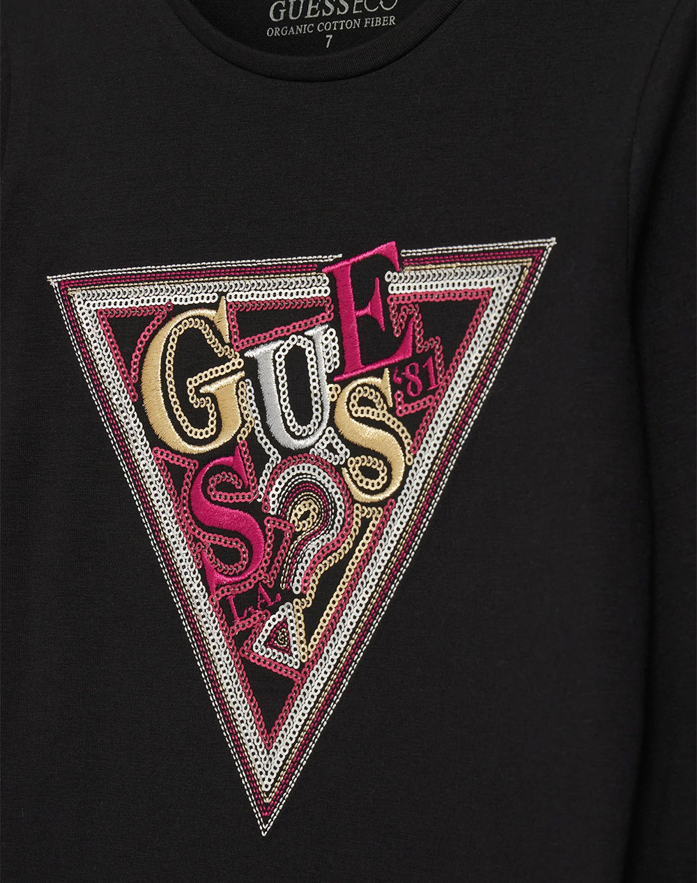 GUESS LS T-SHIRT W/SEQUINS BLUZA DE COPII GIRL