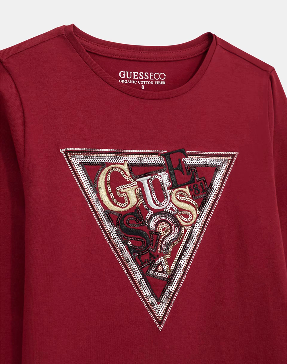GUESS LS T-SHIRT W/SEQUINS BLUZA DE COPII GIRL