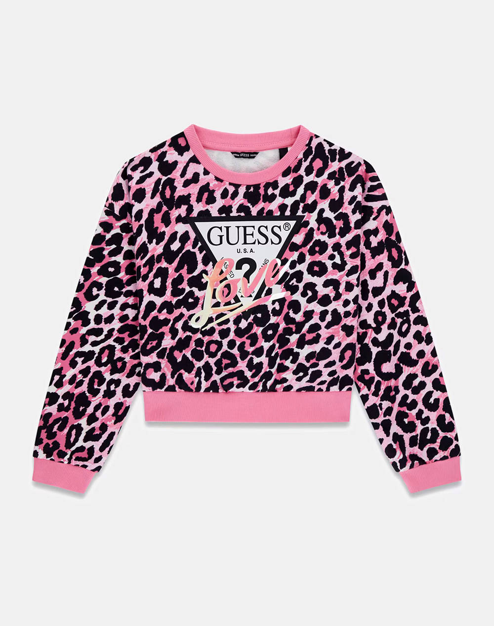 GUESS CROP LS ACTIVE TOP BLUZA DE COPII GIRL
